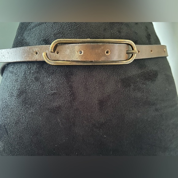 Sundance BROWN LEATHER BREAKING BELT - Picture 2 of 3